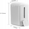 Soap Dispenser 350ml Wall Mounted for Hand Soap, Shampoo, and Shower Gel for Bathroom and Kitchen