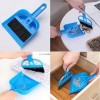Portable Mini Dustpan and Brush Set Compact Plastic Cleaning Kit