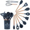 12Pcs Silicone Cooking Kitchen Utensils Set Essential Tools for Modern Culinary Mastery