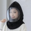 Detachable Face Shield Hooded Scarf Stylish and Protective Outdoor Wear