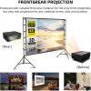 Projector Screen 150 Inch Tripod Double Stand 8x10 Feet 4:3mw