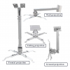 Projector Ceiling Mount Kit (Square Type) Stand 3.3feet 1m | Shopright.pk