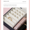 Portable Jewellery Box Double Layer | Organize Your Accessories Efficiently