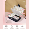 Portable Jewellery Box Double Layer | Organize Your Accessories Efficiently