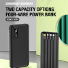 4 IN 1 A301 Power Bank 20000MAH With LCD Digital Display