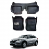 Upgrade Your Drive with Honda VEZEL 5D Floor Mats in Sleek Black | Custom Fit, Premium Quality Car Mats
