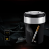 Elevate Your Car's Style with a Fancy Ashtray - LED Illumination and Compass for a Unique Touch