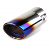 Gradient Blue Car Exhaust Pipe