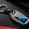 Elevate Your Style with Luxury BMW Logo Display Keychain - Lighter + Compass Combo