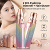 2 in 1 Electric Eyebrow Trimmer and Hair Shaver Effortless Grooming! I Shopright.pk