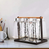 Wooden Handle Cup Drying Rack Stand