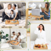 Portable Bamboo Wood Bed Tray | Home Accessories | Shopright.pk