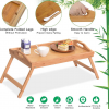 Portable Bamboo Wood Bed Tray | Home Accessories | Shopright.pk 