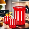 Water Set Plastic 6 Pcs Glass & Jug