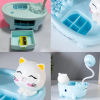 Adorable Mini LED Cartoon Lamp Pen Holder & Pencil Sharpener | Table Lamp | Shopright.pk