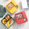 Double Compartment Lunch Box With Spoon