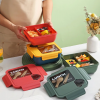 Double Compartment Lunch Box With Spoon