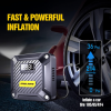 STEELMATE T5 Air Compressor Pump: Portable & Powerful Tire Inflator 12V DC | Car Accessories | Shopright.pk