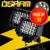 24 LED 4 Inch Light Bar for Car Truck Jeep (Pack of 02)
