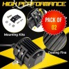 24 LED 4 Inch Light Bar for Car Truck Jeep (Pack of 02) | Car Accessories | Shopright.pk
