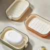 Plastic Double Layer Drain Soap Dish | Bathroom Accessories | Shopright.pk