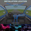 Car LED Interior Strip Ambient Lighting Kit - 12v  | Car Accessories | Shopright.pk