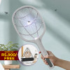 Rechargeable Mosquito Bats Killer Racket with Free Triangular Mosquito Coil | Home and Living | Shopright.pk