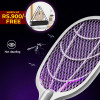 Rechargeable Mosquito Bats Killer Racket with Free Triangular Mosquito Coil | Home and Living | Shopright.pk