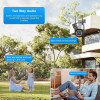 Outdoor PTZ WiFi Camera with Dual Lens High Resolution Security Cam V380 PRO