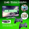 M8 Game Stick 4k With Dual Wireless Controllers And 20000+ Games