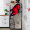 Fridge Door Stickers 3D Adhesive Wallpaper