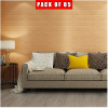 3D Wall Panels Peel And Stick Wallpaper Brown Pack Of 05