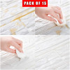 3D Wall Panels Peel And Stick Wallpaper Brown Pack Of 15