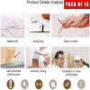 3D Wall Panels Peel And Stick Wallpaper Brown Pack Of 15
