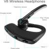 V8 Bluetooth Headsets Wireless Hands-free Earphones Stereo Music Headphones