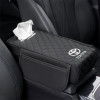 Car Armrest Cushion with Tissue Box & Storage Pocket for Toyota, Honda, Kia & More - ShopRight.pk