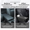 Car Armrest Cushion With Tissue Box & Storage Pocket For Toyota Honda Suzuki Kia Hyundai & More