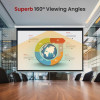 Projector Screen 72 Inch Manual 6x6 Feet 1:1mw (Fine Quality)