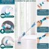 Electric Spin Scrubber Turbo Scrub Cleaning Brush