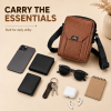 Ziyric Crossbody Shoulder Bag 100% Geneiune Leather