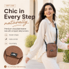 Ziyric Crossbody Shoulder Bag 100% Geneiune Leather