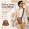 Ziyric Crossbody Shoulder Bag 100% Geneiune Leather