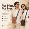 Ziyric Crossbody Shoulder Bag 100% Geneiune Leather