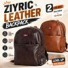 ZIYRIC Leather Backpack for Men & Women | Premium Bag