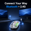 Transparent Wireless Rechargeable Mouse
