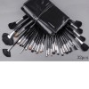 32 Piece Mac Makeup Brush Set With Leather Pouch