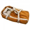 Baby Carry Crib - Check Design - Brown