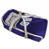 Baby Carry Crib - Check Design - Dark Blue