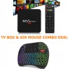 Smart Tv Box & Rf500 Air Mouse Combo Deal